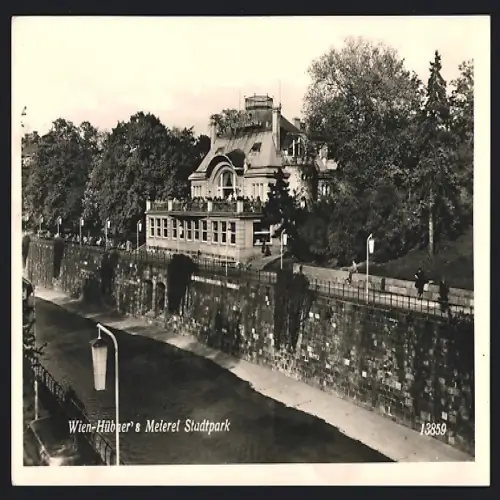 AK Wien, Hübners Meierei Stadtpark