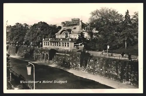 AK Wien, Hübners Meierei Stadtpark