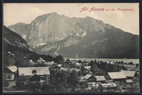 AK Alt-Aussee, Teilansicht mit der Trisselwand