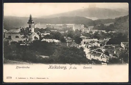 AK Kalksburg /N.-Oe., Pfarrkirche und Convict