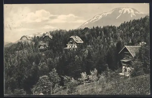AK Semmering, Villen-Anlage nächst Südbahnhogel
