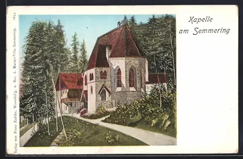 AK Semmering, Weg zur Kapelle