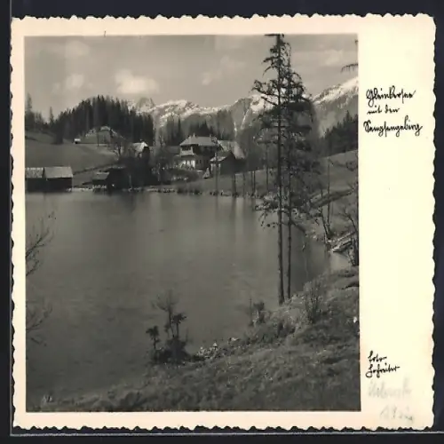 AK Spital am Pyhrn, Gleinkersee, Panorama mit dem Sengsengebirge