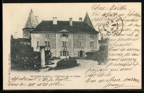 AK Vivans /Loire, Château de la Curée