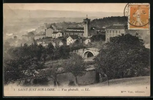 AK Saint-Just-sur-Loire, Vue générale