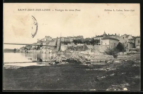 AK Saint-Just-sur-Loire, Vestiges du vieux Pont