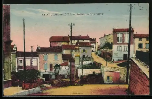 AK Saint-Just-sur-Loire, Montée du Croupillon