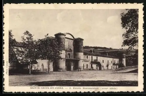 AK Sainte-Croix-en-Jarez, Entrée Monumentale, XVIIIe siècle