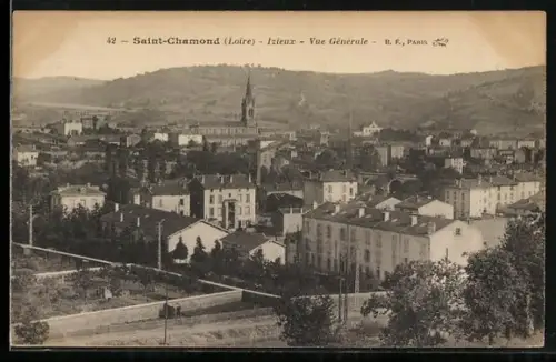 AK Saint-Chamond /Loire, Izieux, Vue Générale