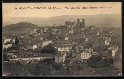 AK St-Bonnet-le-Château, Vue générale, Belle Station climatique