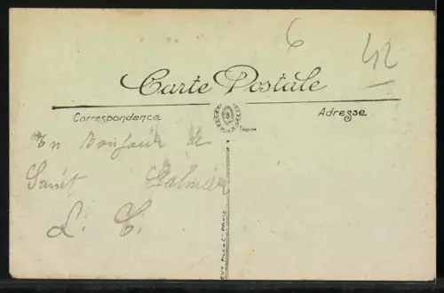 AK Saint-Galmier, Vue prise du Pont de Chamboeuf