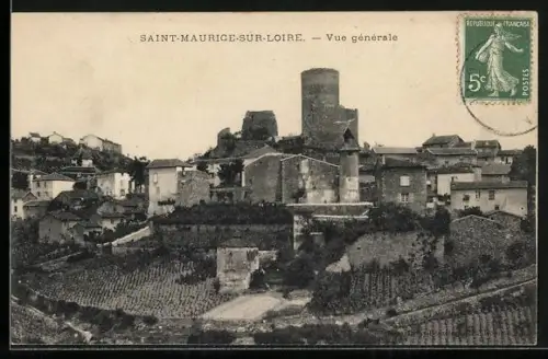 AK Saint-Maurice-sur-Loire, Vue générale