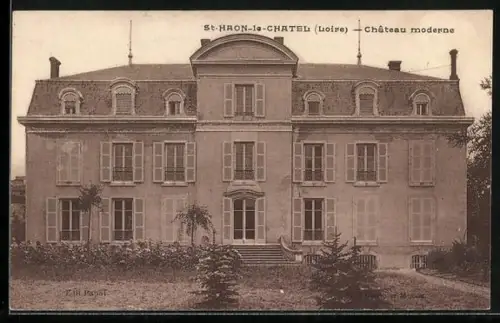 AK St-Haon-le-Châtel /Loire, Château moderne