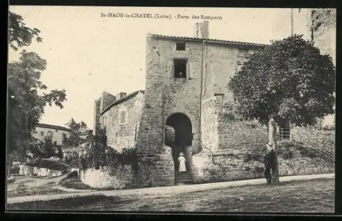 AK St-Haon-le-Chatel /Loire, Porte des Remparts