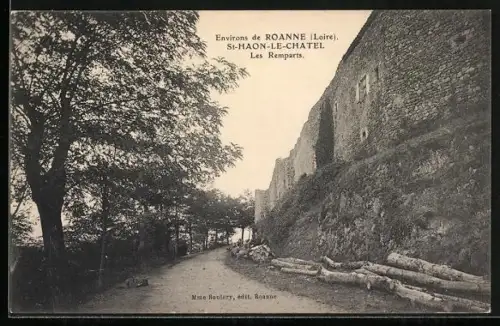 AK St-Haon-le-Chatel, Les Remparts