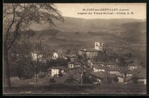 AK St-Just-en-Chevalet /Loire, Aspect du Vieux St-Just
