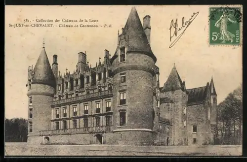 AK St-Just-en-Chevalet, Château de Contenson, Collection de Châteaux de la Loire