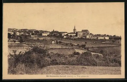 AK St Germain-Laval /Loire, Vue générale