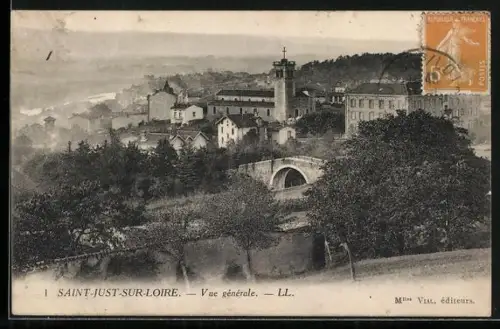 AK Saint-Just-sur-Loire, Vue générale