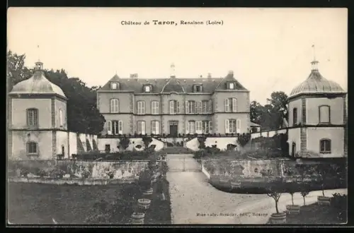AK Renaison /Loire, Château de Taron et ses jardins élégants