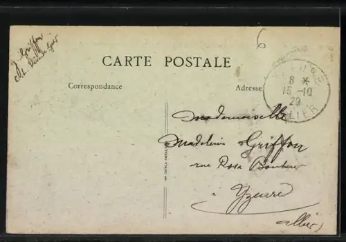 AK Rive-de-Gier /Loire, Caisse d`Épargne, Quai Fleurdelix