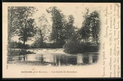 AK Riorges près Roanne, Les bords du Renaison
