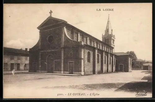 AK Le Coteau /Loire, L`église