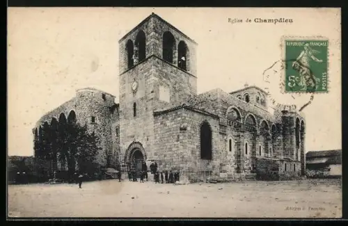AK Champdieu, Église de Champdieu