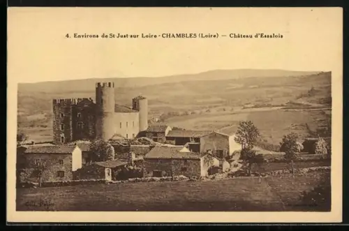 AK Chambles /Loire, Château d`Essalois