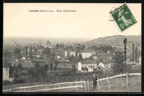 AK Charlieu /Loire, Vue Générale