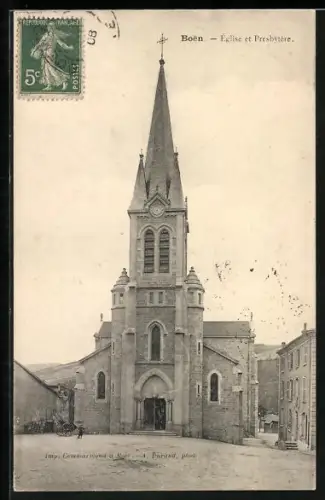 AK Boën, Église et Presbytère