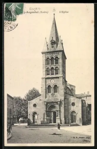 AK Bourg-Argental, Loire, L`Église