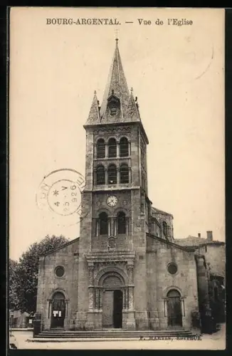 AK Bourg-Argental, Vue de l`Église