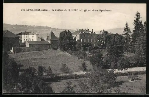 AK Sevelinges /Loire, Le Château de La Mure et ses dépendances