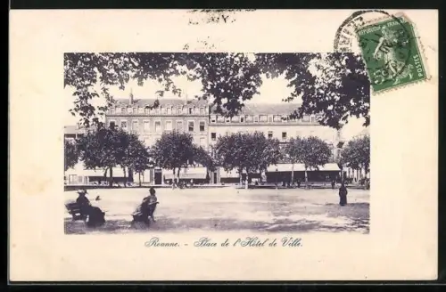 AK Roanne, Place de l`Hôtel de Ville