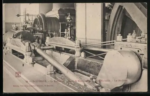AK St-Étienne, La Biscuiterie Olibet de Montreynaud près St-Maurice, Les Machines