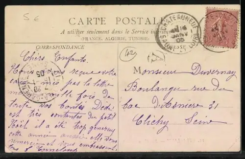 AK Charlieu, Rue Grenette à Maisons du XIIIe siècle