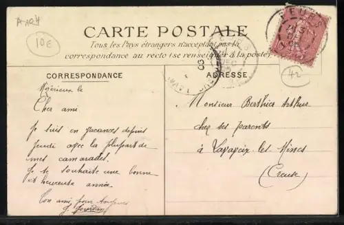 AK Feurs /Loire, Les quatre routes