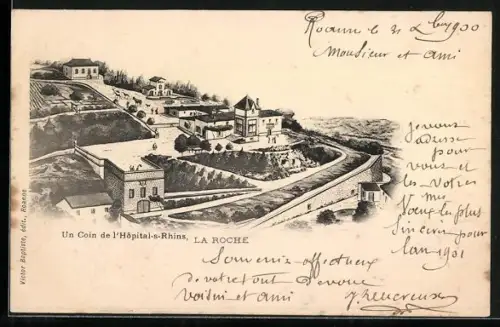 AK La Roche, Un Coin de L`Hôpital-s-Rhins