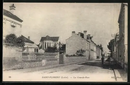 AK Saint-Florent /Loire, La Grande-Rue