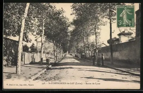 AK St-Symphorien-de-Lay /Loire, Route de Lyon