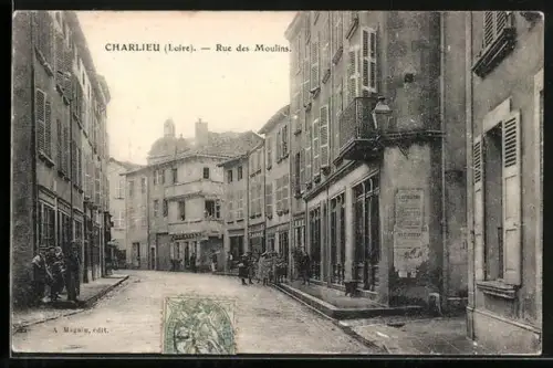 AK Charlieu /Loire, Rue des Moulins