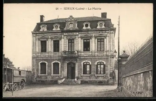 AK Izieux /Loire, La Mairie