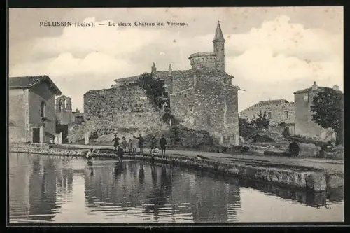 AK Pélussin /Loire, Le vieux Château de Virieux
