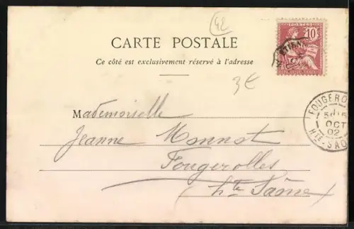 AK Saint-Étienne, Gare de Châteauroux avec calèche et passants