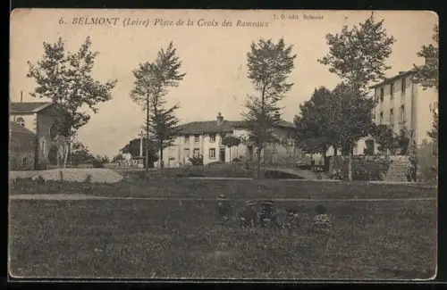 AK Belmont /Loire, Place de la Croix des Rameaux