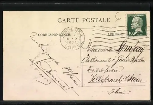 AK Saint-Étienne, Rue de la République, Place Dorian