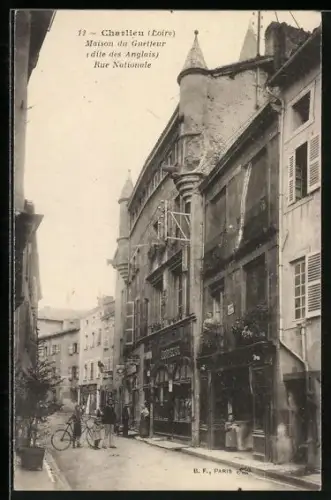 AK Charlieu /Loire, Maison du Guetteur, dite des Anglais, Rue Nationale
