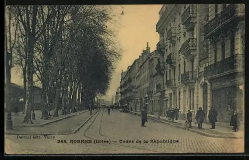 AK Roanne /Loire, Cours de la République
