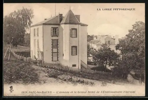 AK Savi-les-Bains, L`Annexe et le Grand Hôtel de l`Établissement thermal